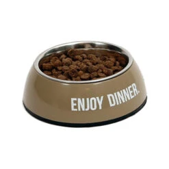 51 Degrees North Enkele Voerbak -Kattenbenodigdheden Winkel 51 degrees north enkele voerbak taupe s 86038 0500 none