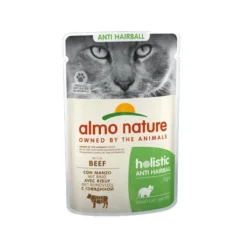 Almo Nature Cat Anti-Hairball Kattenvoer - Maaltijdzakje - Rund -Kattenbenodigdheden Winkel almo nature cat anti hairball beef