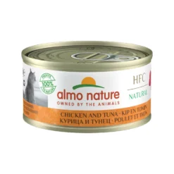 Almo Nature HFC 70 Natural Kattenvoer - Blik - Kip En Tonijn