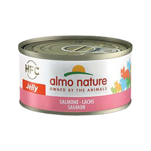 Almo Nature HFC 70 Jelly Kattenvoer - Blik - Zalm - Afbeelding 2