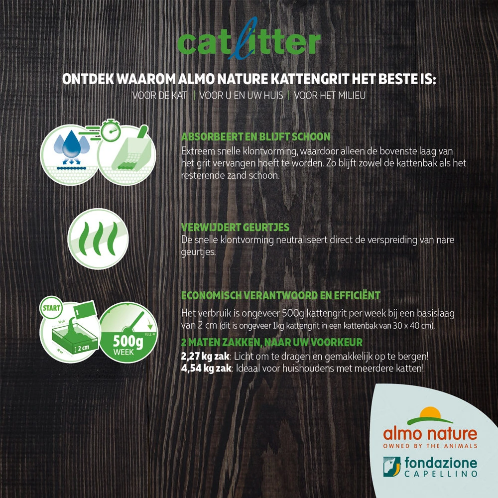Almo Nature Kattenbakvulling 6 Almo Nature Kattenbakvulling - Afbeelding 6