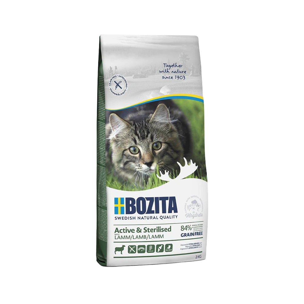 Bozita Active & Sterilised Grain Free Kattenvoer 2 Bozita Active & Sterilised Grain Free Kattenvoer - Afbeelding 2