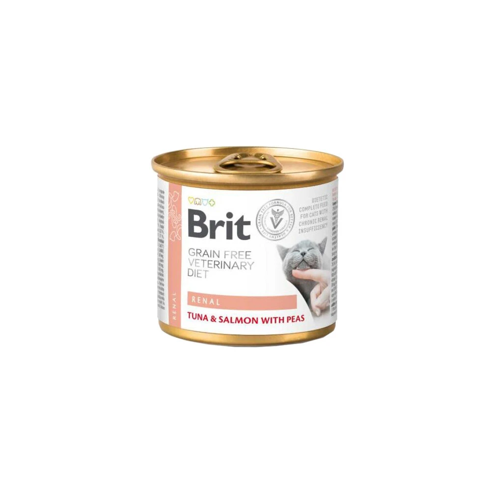 Brit Veterinary Diet Cat - Grain Free - Renal - Blik