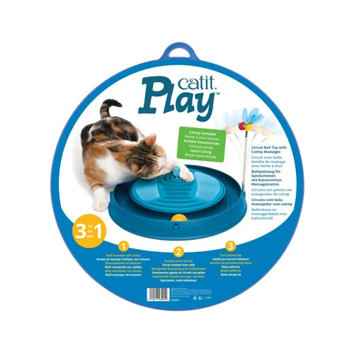 Catit Play Circuit Ball Toy With Catnip Massager - Afbeelding 3
