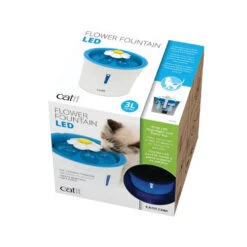 Catit Senses 2.0 Flower Fountain LED -Kattenbenodigdheden Winkel catit senses 20 flower fountain led 166672 0500 none