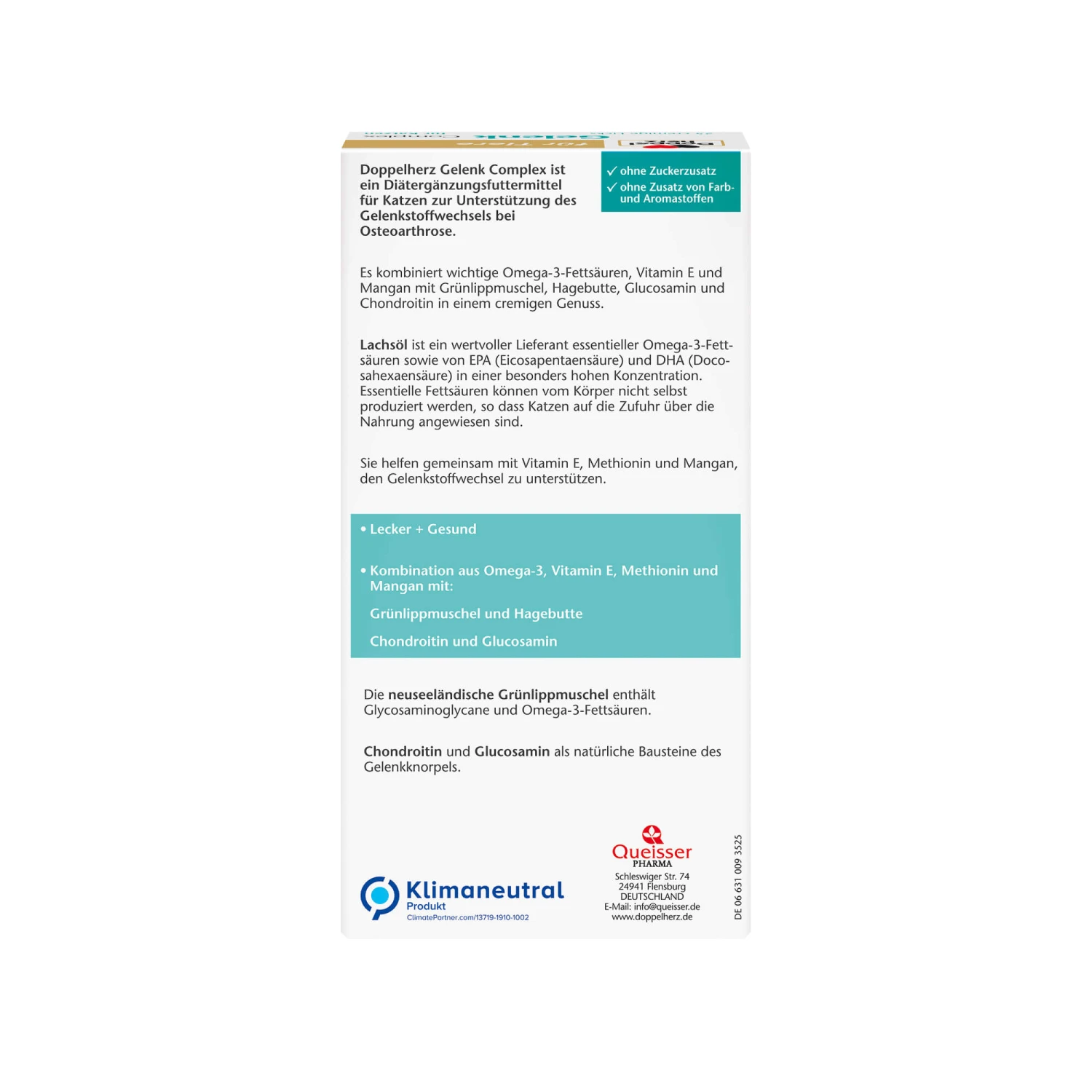 Doppelherz Gelenk Complex Voor Katten 3 Doppelherz Gelenk Complex Voor Katten - Afbeelding 3