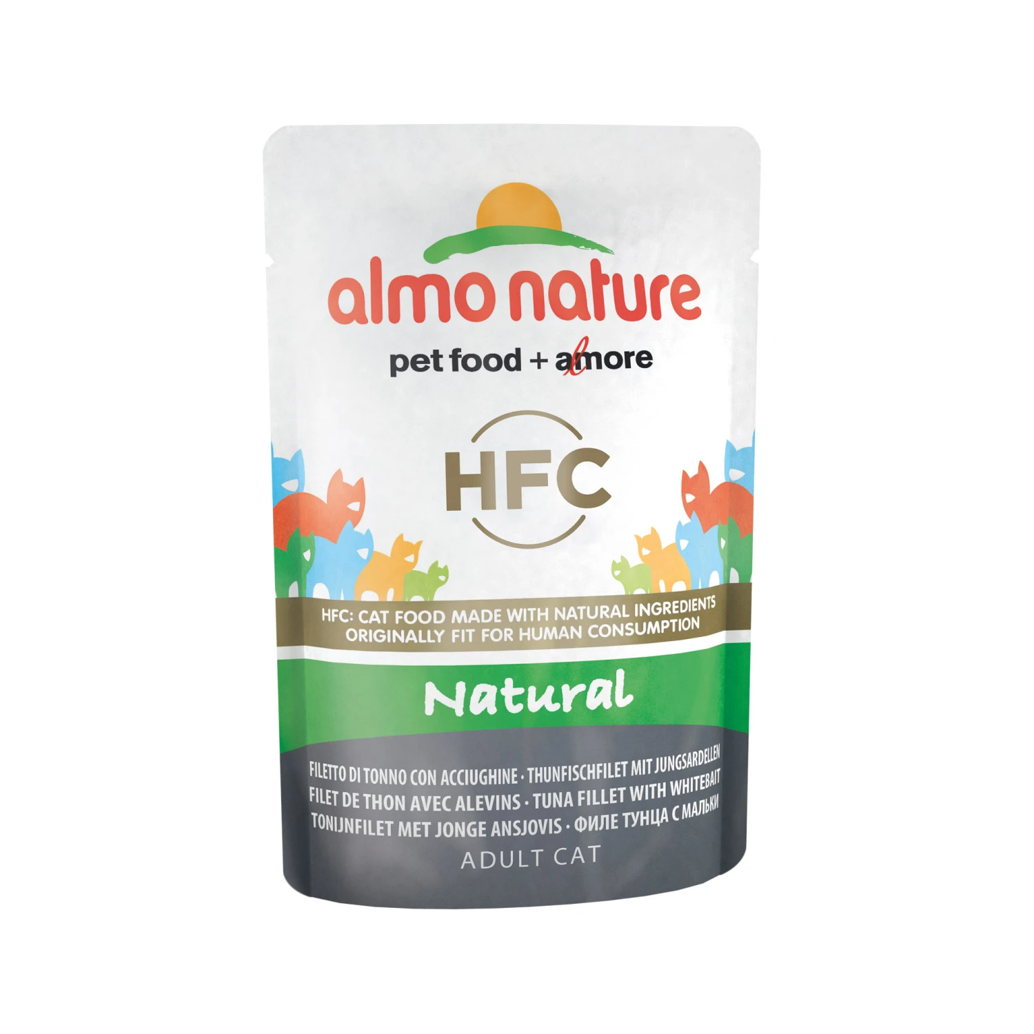 Almo Nature HFC Natural Kattenvoer - Maaltijdzakje - Tonijn En Jonge Ansjovis 3 Almo Nature HFC Natural Kattenvoer - Maaltijdzakje - Tonijn En Jonge Ansjovis - Afbeelding 3
