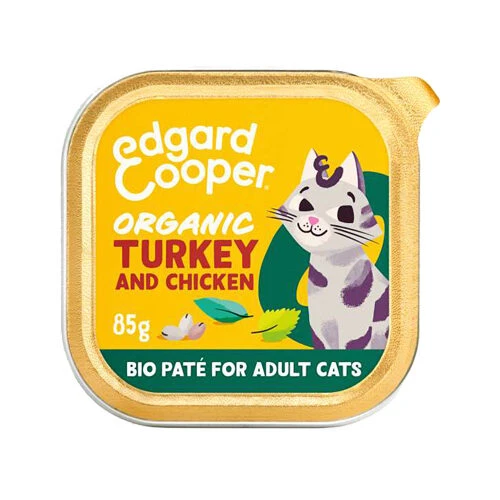 Edgard & Cooper Adult Cat - Organic - Kalkoen En Kip - Paté - Afbeelding 3