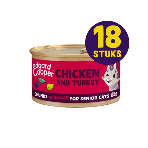 Edgard & Cooper Cat Chunks In Sauce (Senior) 3 Edgard & Cooper Cat Chunks In Sauce (Senior) - Afbeelding 3