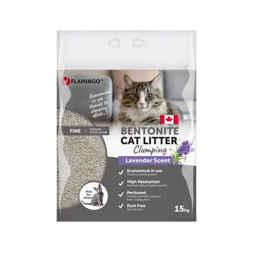 Flamingo Kattenbakvulling Lavendel 1 Flamingo Kattenbakvulling Lavendel