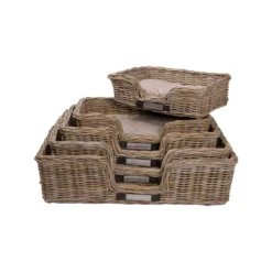 Happy House Rieten Mand Recht -Kattenbenodigdheden Winkel happy house rieten mand recht 167221 1000 none