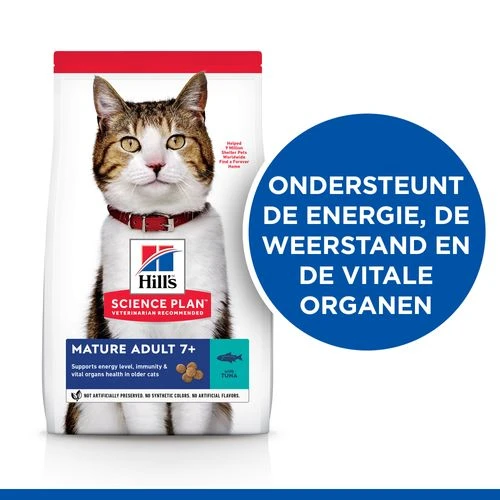 Hill's Science Plan - Feline Mature Adult - Tuna 3 Hill's Science Plan - Feline Mature Adult - Tuna - Afbeelding 3