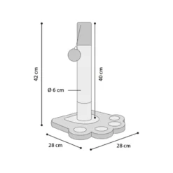 Flamingo Krabpaal CYA 2 5 Flamingo Krabpaal CYA 2 -Kattenbenodigdheden Winkel krabpaal cya 2 222611 1000 none