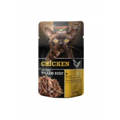Leonardo Natvoer + Extra Pulled Beef Voor Katten -Kattenbenodigdheden Winkel leonardo natvoer extra pulled beef voor katten 219082 1000 none