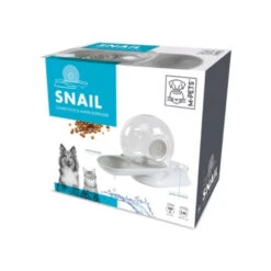 M-Pets Snail Combi Voedsel En Waterdispenser -Kattenbenodigdheden Winkel m pets snail combi voedsel en waterdispenser 219456 1500 none