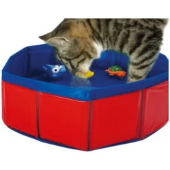 Nobby Kattenzwembad Met 3 Drijvende Speeltjes -Kattenbenodigdheden Winkel nobby kattenzwembad met 3 drijvende speeltjes 208961 0500 none
