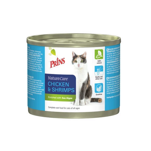 Prins NatureCare Cat Chicken & Shrimps 1 Prins NatureCare Cat Chicken & Shrimps