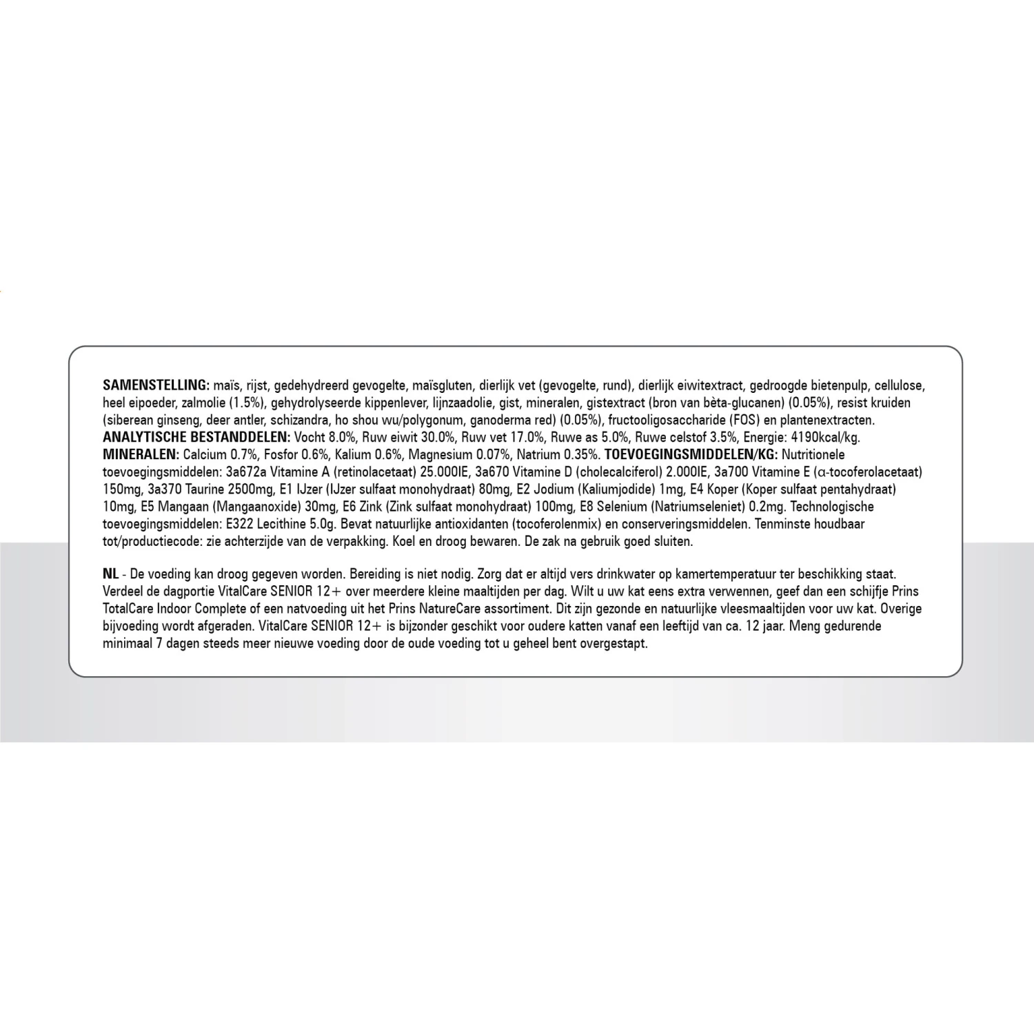 Prins VitalCare Senior 12+ 10 Prins VitalCare Senior 12+ - Afbeelding 10