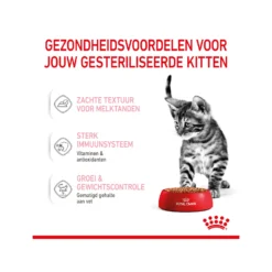 Royal Canin Kitten Sterilised In Gravy - Maaltijdzakje -Kattenbenodigdheden Winkel royal canin kitten sterilised in gravy maaltijdzakje 207233 2000 none