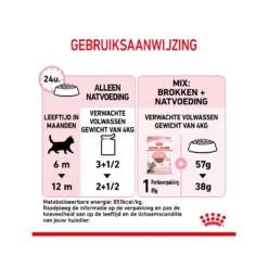 Royal Canin Kitten Sterilised In Gravy - Maaltijdzakje -Kattenbenodigdheden Winkel royal canin kitten sterilised in gravy maaltijdzakje 207242 2000 none