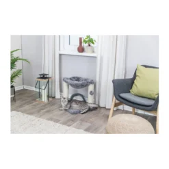 Trixie Krabpaal Baza Grijs -Kattenbenodigdheden Winkel trixie krabpaal baza 216293 2000 none