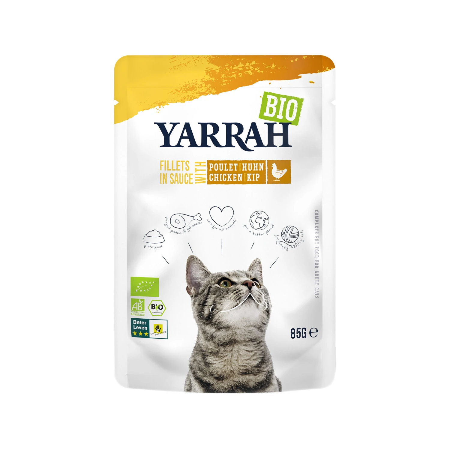 Yarrah Bio Cat Pouch - Chicken In Gravy 2 Yarrah Bio Cat Pouch - Chicken In Gravy - Afbeelding 2